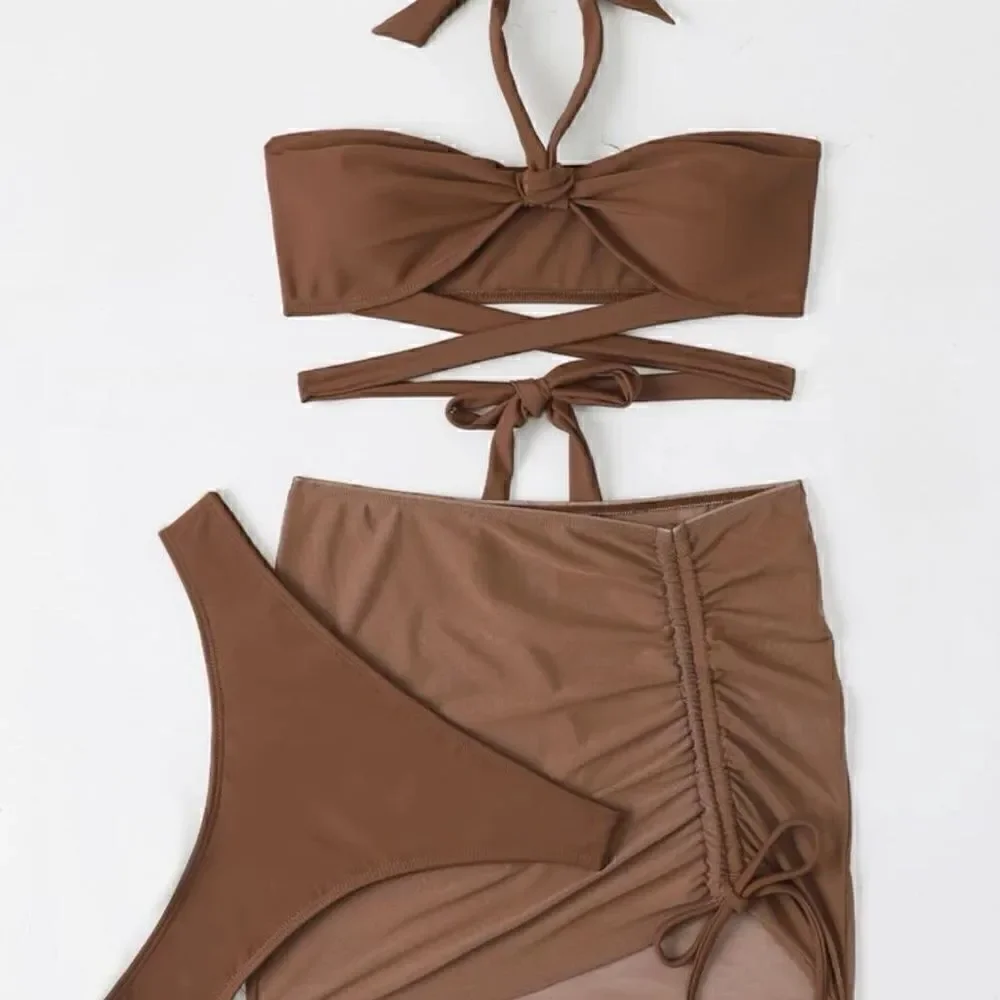 Bikini LUXE Three Piece Bikini Swimsuit Set